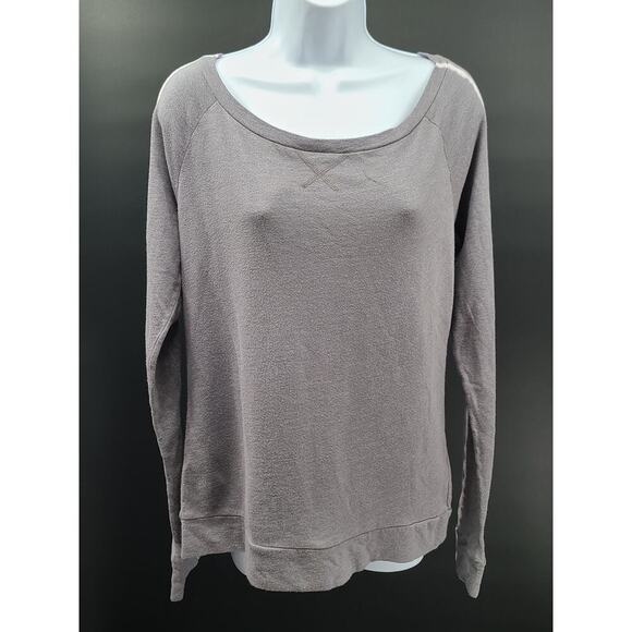 Delia's vintage Y2K off shoulder women's sweatshirt Grey Size Large tie dye - Picture 1 of 7